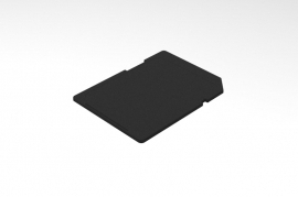 SD Card Top Housing, Black Color